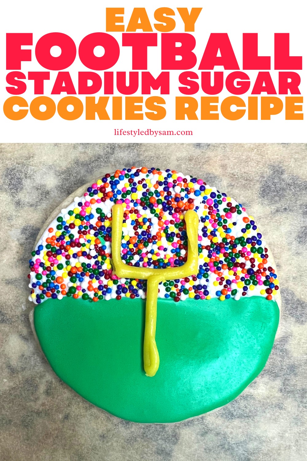 Football Sugar Cookies Lifestyled By Sam 5608