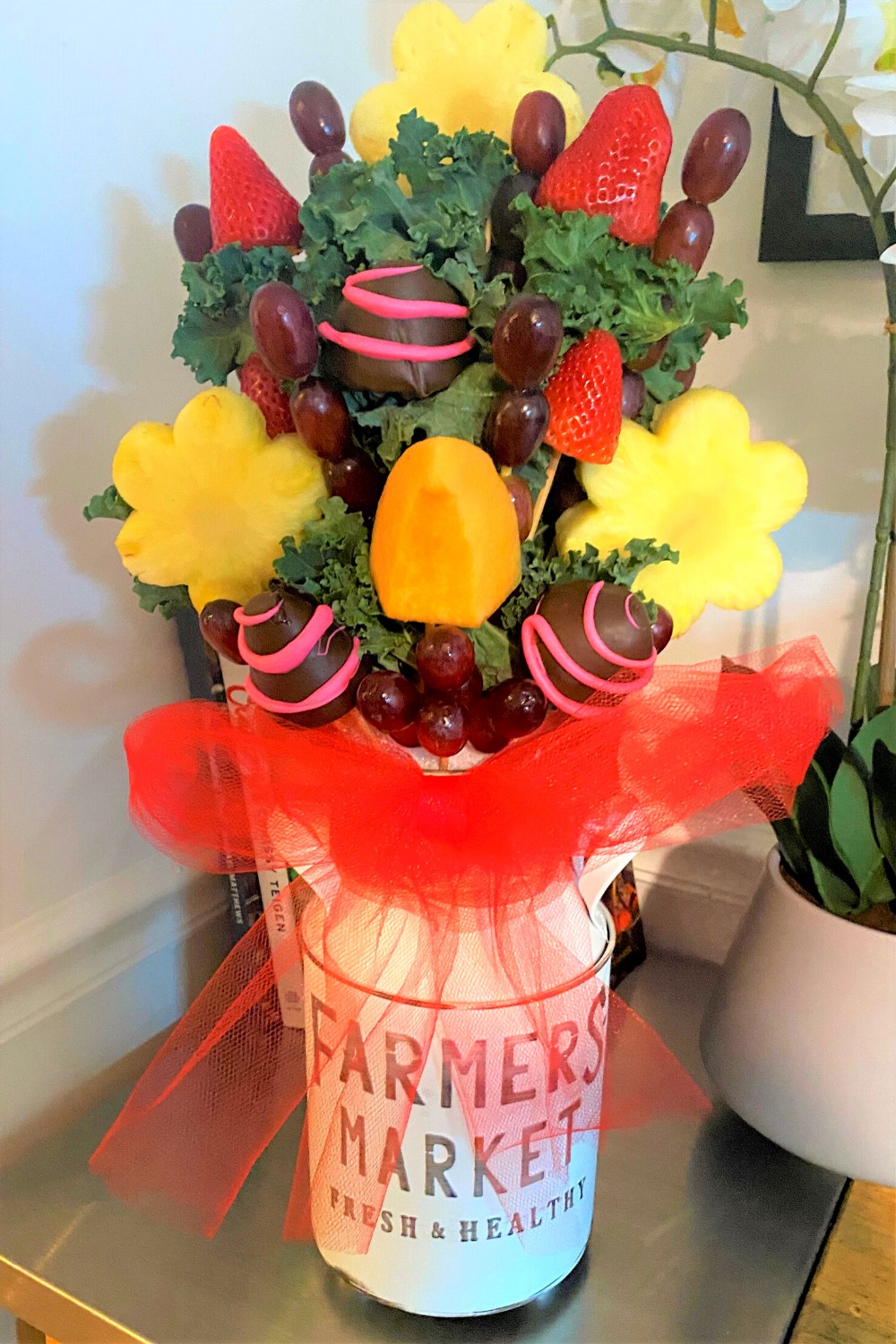 Homemade Edible Arrangement Lifestyled By Sam