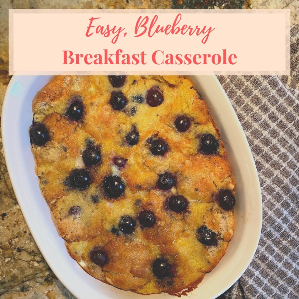 Blueberry Muffin Breakfast Casserole • Lifestyled By Sam (lifestyledbysam)