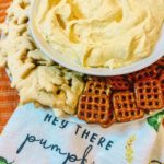 Featured image for the pumpkin dip recipe post