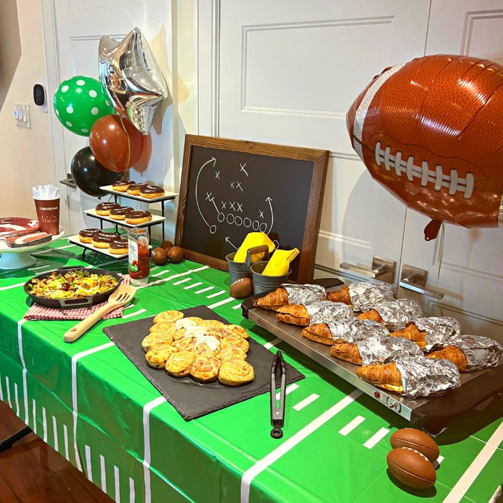 Featured image for the football brunch party post