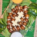 Football Snack Board With Pretzels Featured Image