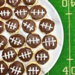 Featured image for the football cake mix cookies post